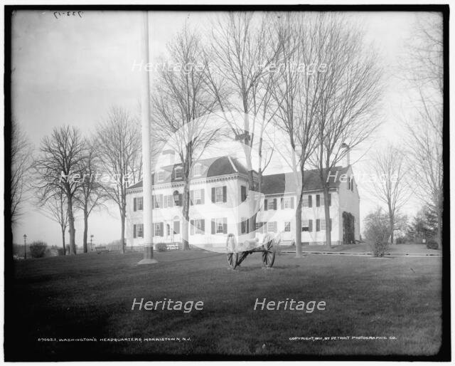 Washington's headquarters i.e. Ford Mansion, Morristown, N.J., c1901. Creator: Unknown.