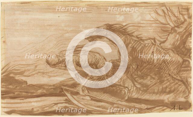 Death and Its Horse. Creator: Alphonse Legros.