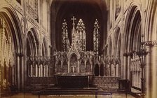 'Lichfield Cathedral, Reredos and Altar', 1929. Creator: Unknown.