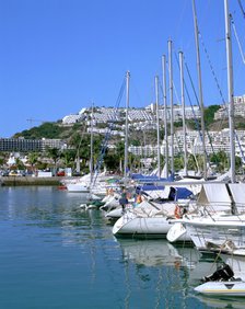 Marina, Puerto Rico, Gran Canaria, Canary Islands.