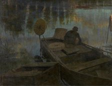Fisherman in the Moonlight, c1890s. Creator: Charles Mertens.