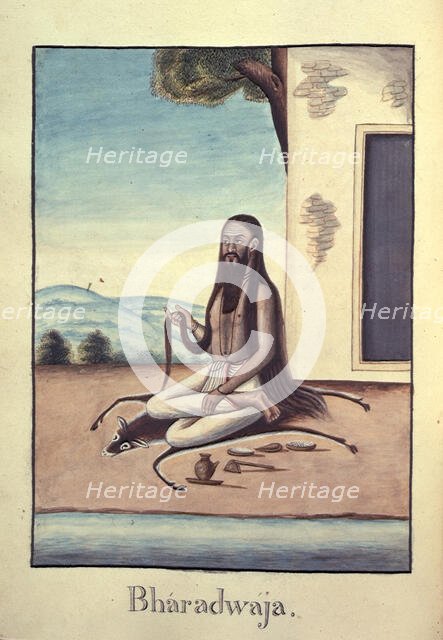 The sage, Bharadvaja, 1803-1804. Creator: Unknown.