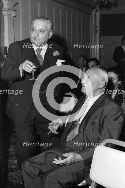 Lord Shinwell and Lord Boothby, 1970. Artist: Unknown