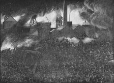 Featherstone riots: the soldiers firing on the people, 1893 (1906). Artist: Arthur Salmon.