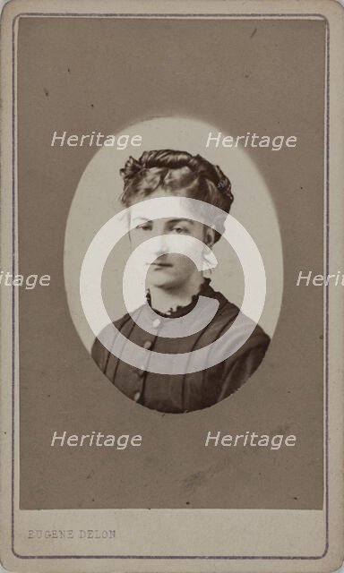 Portrait of Jane Dieulafoy (1851-1916), c. 1880. Creator: Delon, Eugène (1823-1894).