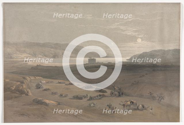 Jericho, 1839. Creator: David Roberts (British, 1796-1864).