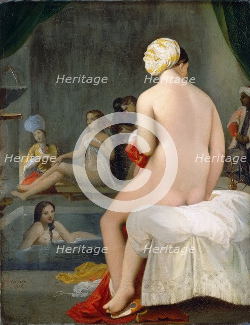 Small Bather, or The Interior of the Harem, 1828.