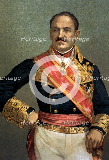 Joaquín Baldomero Fernandez Alvarez Espartero named Baldomero Espartero (1793-1879), Spanish mili…