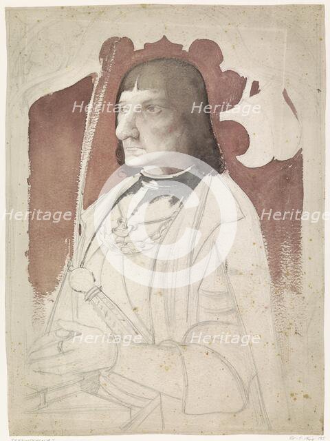 Portrait of Mr van Naaldwijk, 1869-1925. Creator: Antoon Derkinderen.