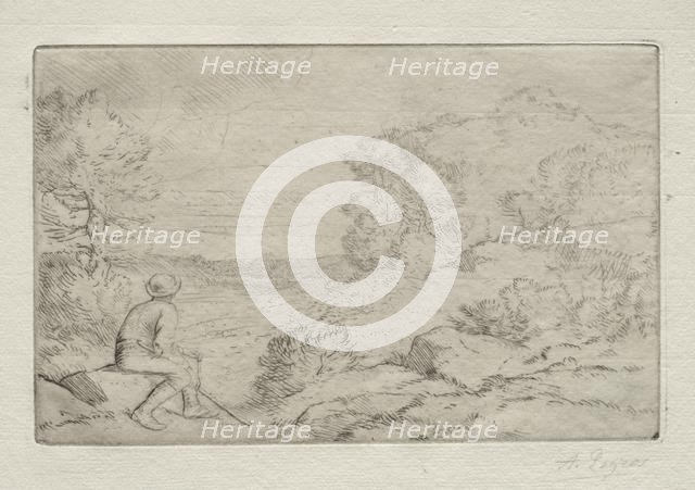 The Rocks. Creator: Alphonse Legros (French, 1837-1911).