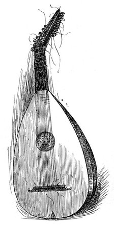 Early paduan lute, 1901. Artist: Unknown