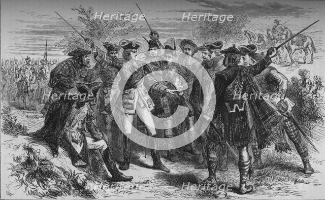 'The Earl of Mar's Council of War', November 1715, (c1880). Artist: Unknown.