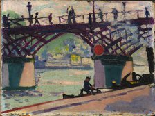 Pont des Arts, 1908-1911. Creator: Henry Lyman Saÿen.