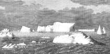 H.M.S. Himalaya among icebergs in the South Pacific, 1864. Creator: Unknown.