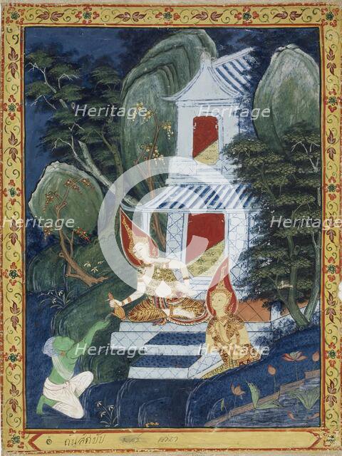 Vessantara Jataka, Chapter 10 (Indra's Realm), 1850-1870. Creator: Unknown.