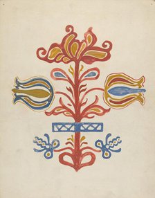 Design from Proposed Portfolio, 1935/1942. Creator: Unknown.