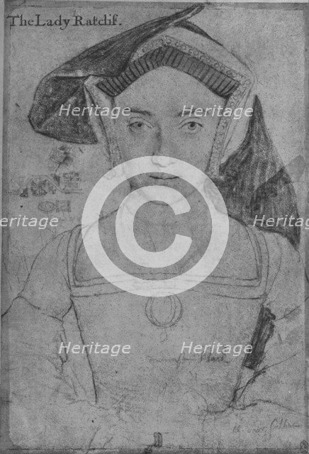 'Lady Ratcliffe', c1532-1543 (1945). Artist: Hans Holbein the Younger.