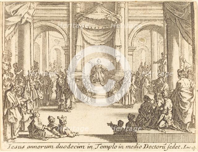 Christ Disputing with the Doctors, 1635. Creator: Jacques Callot.