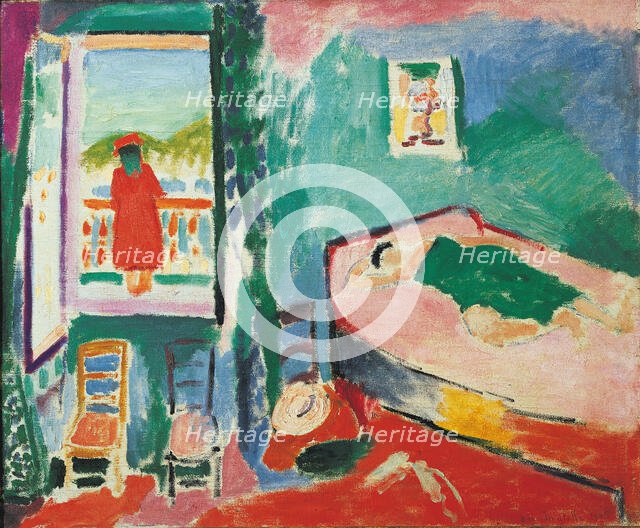 Intérieur à Collioure (La Sieste), 1905. Creator: Henri Matisse.