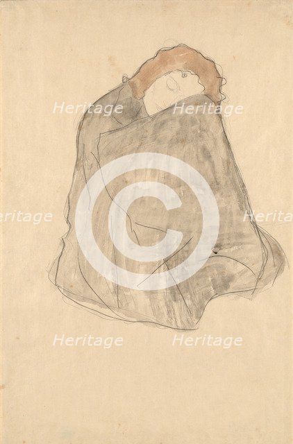 Woman seated, 1908-1909. Artist: Klimt, Gustav (1862-1918)