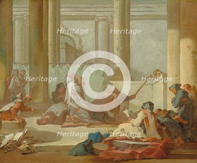 The Adoration of the Skulls, c. 1733/1734. Creator: Michel-Francois Dandre-Bardon.