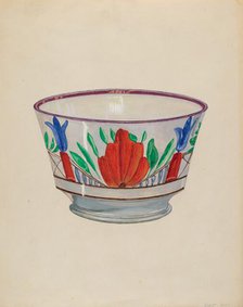 Bowl, c. 1936. Creator: John Cutting.