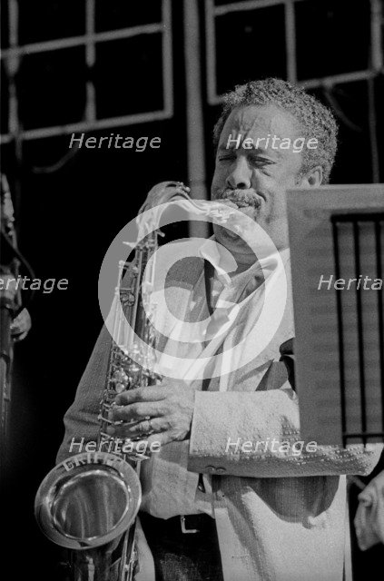 Johnny Griffin, Pendley Jazz Fest., UK, July 1985.   Artist: Brian O'Connor.