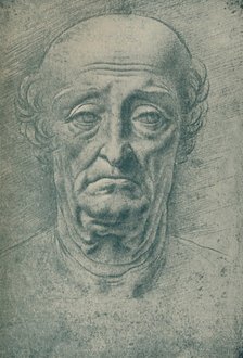 'Head of an Old Man', c15th century, (1932). Artist: Leonardo da Vinci.