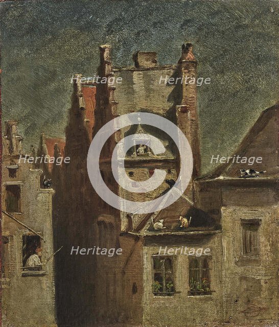 Cat concert. Creator: Spitzweg, Carl (1808-1885).