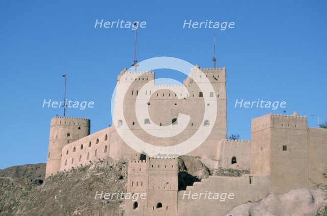 Fort Jalali, Muscat (Masqat), Oman. 