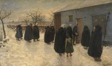 The Wake, 1889-1890. Creator: Theodoor Verstraete.