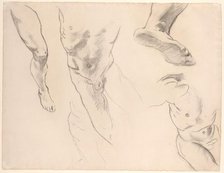 Figure Studies of a Nude Youth, late 19th-early 20th century. Creator: John Singer Sargent.