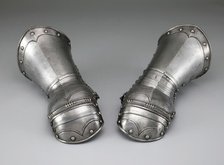 Pair of Mitten Gauntlets, Brunswick, c. 1570. Creator: Unknown.