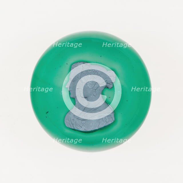 Paperweight, Toledo, late 19th century. Creator: New England Glass Company.