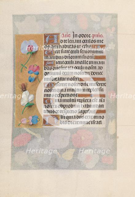 Hours of Queen Isabella the Catholic, Queen of Spain: Fol. 137v, c. 1500. Creator: Master of the First Prayerbook of Maximillian (Flemish, c. 1444-1519); Associates, and.