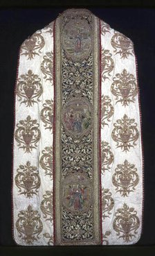 Chasuble with Orphrey Bands, Seo de Urgel, 16th century. Creator: Unknown.