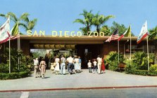 Entrance to the San Diego Zoo, California, USA, 1957. Artist: Unknown