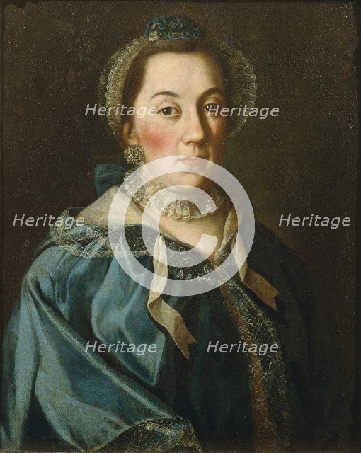 Portrait of Countess Yelizaveta Franzevna Buturliina, 1763. Artist: Antropov, Alexei Petrovich (1716-1795)