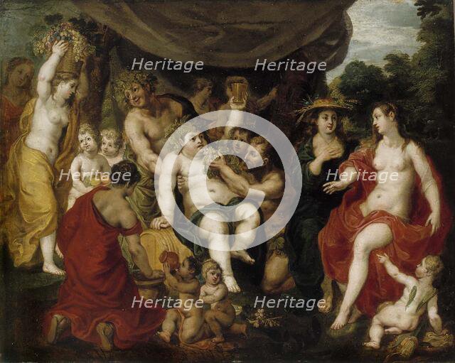 The feast of Bacchus, 1615-1637. Creator: Johannes Rottenhammer the elder.