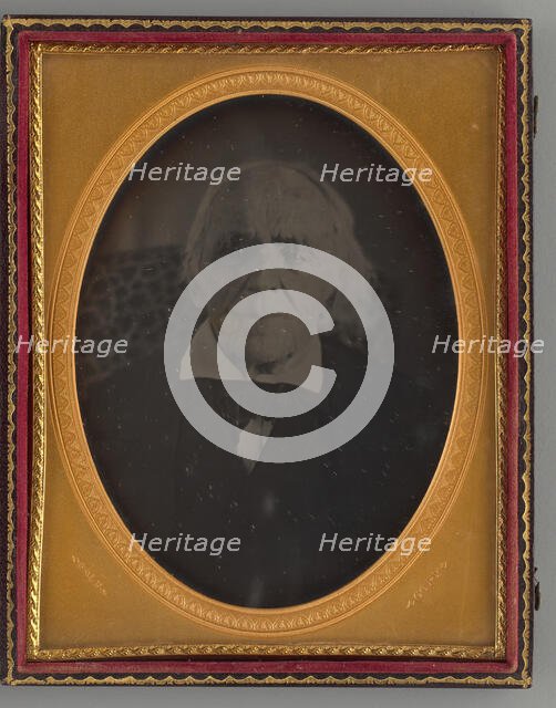 Untitled (Portrait of a Man), 1850s. Creator: E. H. Hale.