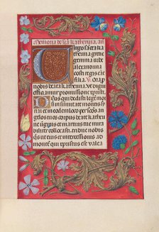 Hours of Queen Isabella the Catholic, Queen of Spain: Fol. 190r, c. 1500. Creator: Master of the First Prayerbook of Maximillian (Flemish, c. 1444-1519); Associates, and.