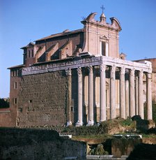 Temple of Antoninus and Faustina, 2nd century. Artist: Unknown