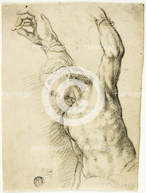 Saint Sebastian, 1580s. Creators: Vincenzo Campi, St Sebastian.