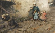 The School of Sorrow, 1895. Creator: Rossi, Luigi (1853-1923).