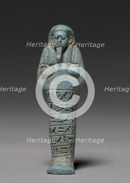 Shawabty of Ankh-Hor, 595-586 BC. Creator: Unknown.