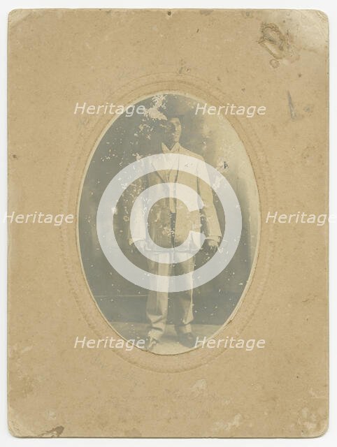 Photograph of a man, ca. 1910. Creator: Lucius Harper.