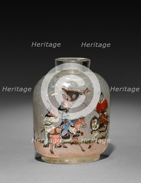 Snuff Bottle with Stopper, 1800s. Creator: Unknown.