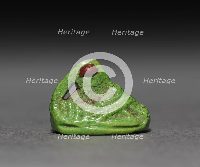 Sleeping Duck Amulet, 1350-1296 BC. Creator: Unknown.