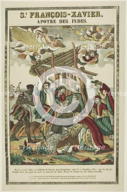 St. Francis Xavier, Apostle of the Indies, late 18th or early 19th century. Creator: Unknown.