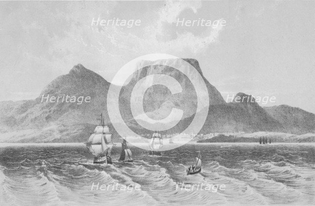 'Table Mountan - Cape of Good Hope', c1880. Artist: Unknown.